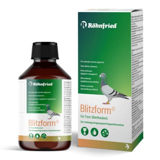 Röhnfried Blitzform 100ml for racing pigeons and racing pigeons