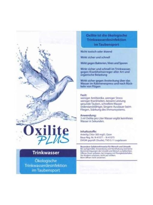 Oxilite PLUS 1l für Brieftauben und Rassetauben
