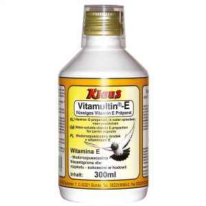 Klaus Vitamultin- E, flüssig 300 ml für Brieftauben und Rassetauben