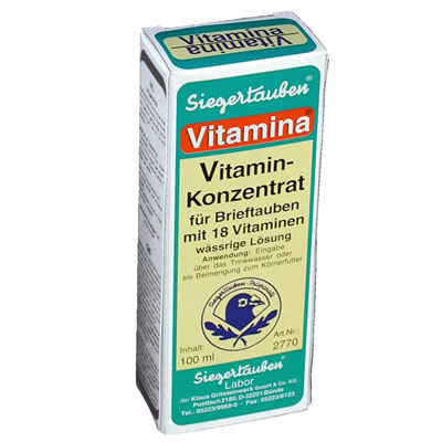 Klaus Siegertauben Vitamina 250ml für Brieftauben und Rassetauben