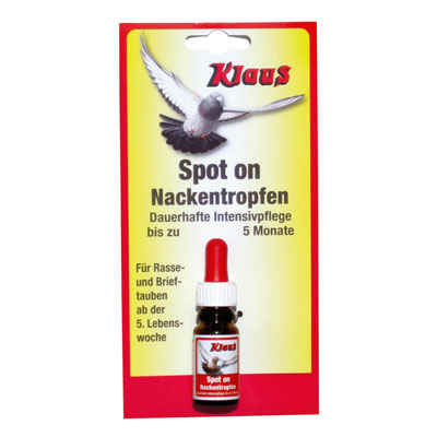Klaus „Spot on“ - Nackentropfen 10 ml für Tauben