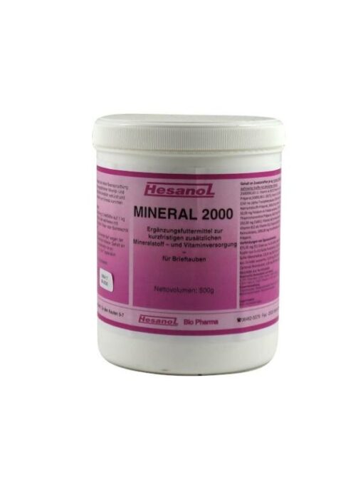 Hesanol - Mineral 2000 500g für Brieftauben und Rassetauben