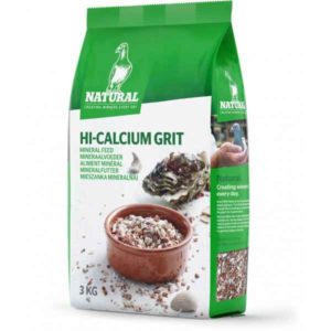 Natural HI-Calcium Grit 3 kg für Brieftauben und Rassetauben