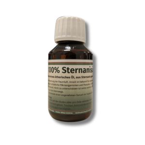 Sternanisöl in einer Flasche