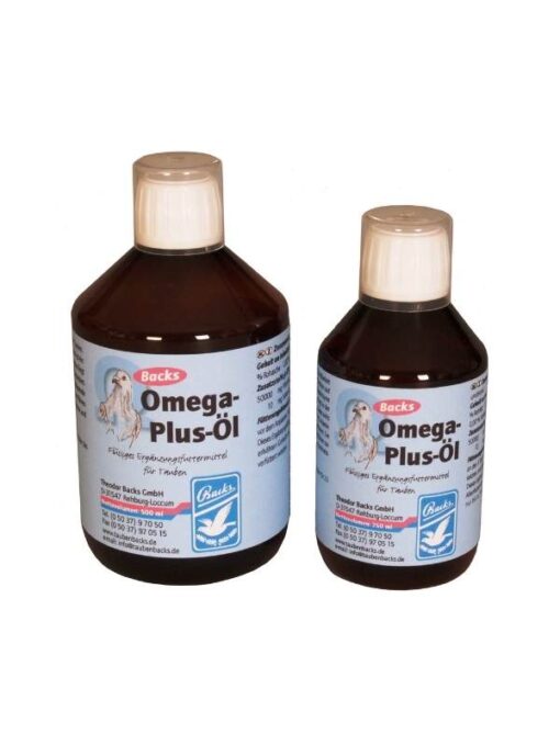 Backs Omega-Plus-Öl 500ml für Brieftauben und Rassetauben