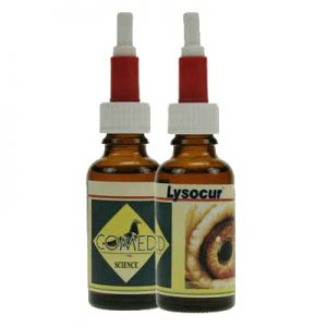 Comed Lysocur Augentropfen 30 ml für Brieftauben und Rassetauben