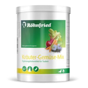 Röhnfried kruiden-groentenmix 500g voor postduiven en vliegduiven