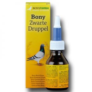 Bony Schwarze Tropfen - 20 ml für Brieftauben und Rassetauben