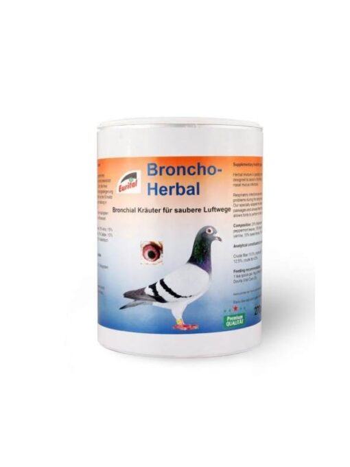 Eurital Bronchoherbal 270g - Bronchiale kruiden voor schone luchtwegen voor wedstrijd- en vliegduiven