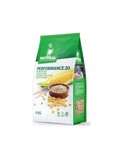 Natural Performance 20 - 4kg für Brieftauben und Rassetauben