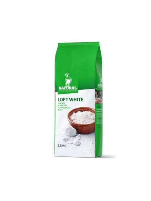 Natural Schlagweiss 2,5kg - Loft White für Brieftauben und Rassetauben