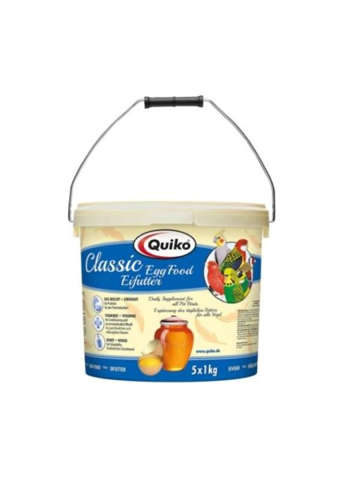 Quiko Eifutter Classic 5kg (5x1kg) für Brieftauben und Rassetauben