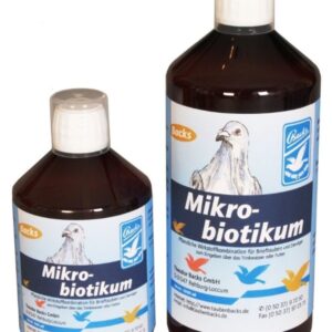 Backs Microbiotic 500ml voor postduiven en vliegduiven
