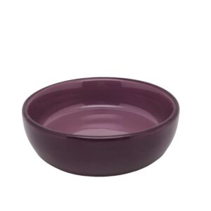 Ceramic bowl inside purple - outside purple approx. 250ml for racing pigeons and racing pigeons