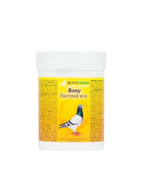 Bony Farvisol W.O. 150g - Vitamins for racing pigeons and racing pigeons.